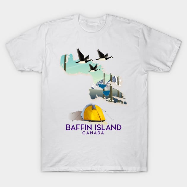 Baffin island Canada T-Shirt by nickemporium1